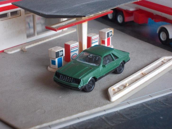 Ford Mustang III - Herpa ( Made in Hong Kong 1981 uitgave ), Hobby en Vrije tijd, Modelauto's | 1:87, Zo goed als nieuw, Auto