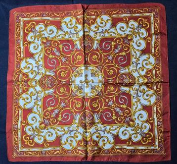 Vintage pochette Sjaal zuiver zijde - free shipping  beschikbaar voor biedingen