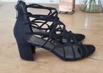 Open dames schoenen - zwart, Kleding | Dames, Schoenen, Ophalen of Verzenden, Zo goed als nieuw, Zwart