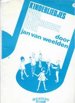 Twee orgelboeken van Jan van Weelden Kinderliedjes voor elek, Orgel, Gebruikt, Ophalen of Verzenden
