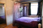Zwart Metalen Hemelbed 180x200 Auping Bodems, Ophalen, Gebruikt, Overige kleuren, Tweepersoons
