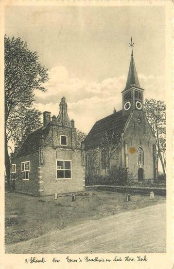 (304-229-027) Schoorl Raadhuis en Ned. Herv. Kerk beschikbaar voor biedingen