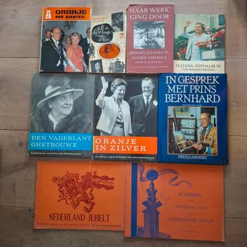 Diverse boeken koningin juliana prins bernhard  beschikbaar voor biedingen
