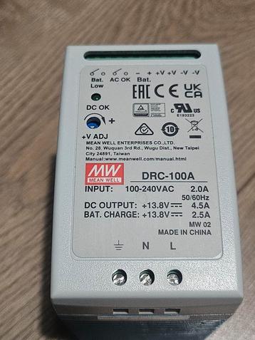 Schakelvoedingseenheid MW DRC-100A beschikbaar voor biedingen