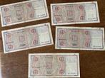 bankbiljetten 25 gulden uit de jaren '30 / 5 stuks (Mees), Postzegels en Munten, Bankbiljetten | Nederland, Ophalen of Verzenden