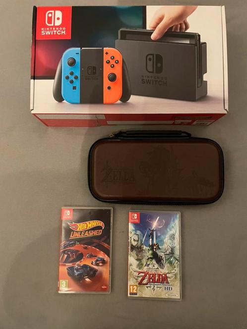 Nintendo Switch (2018) Bundel Te Koop – Compleet in Box, Spelcomputers en Games, Spelcomputers | Nintendo Switch, Gebruikt, Switch Original