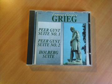 CD Grieg - Peer Gynt Suite No.1 en No.2 - Holberg Suite beschikbaar voor biedingen