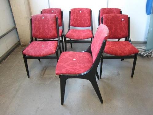 Zes vintage Mahjongg stoelen, Huis en Inrichting, Stoelen, Gebruikt