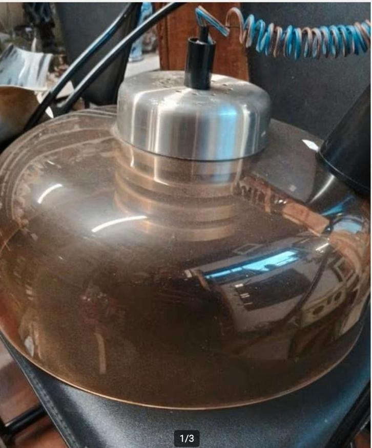 Vintage Herda space Age hanglamp, Huis en Inrichting, Lampen | Hanglampen, Gebruikt, Minder dan 50 cm, Kunststof, Ophalen
