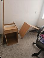 Uitklapbaar Bureau met Lade, Huis en Inrichting, Bureaus, Ophalen of Verzenden, Met wielen, Zo goed als nieuw, Bureau