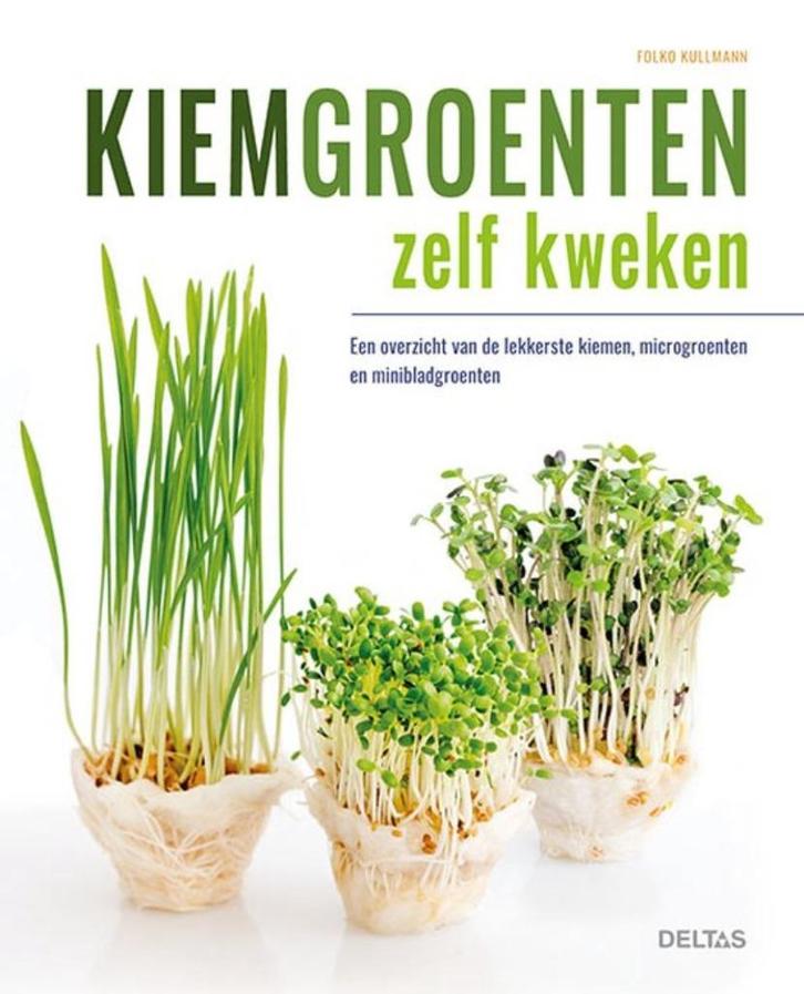 Kiemgroenten Zelf Kweken - Folko Kullmann BOEK 9789044749809, Boeken, Gezondheid, Dieet en Voeding, Zo goed als nieuw, Ophalen of Verzenden