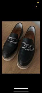 Leren schoenen Babouche mt 38, Verzenden, Zwart, Zo goed als nieuw, Espadrilles of Moccasins