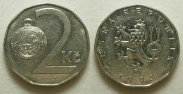 PD31296 Tsjechië 2 Korun 1993 beschikbaar voor biedingen