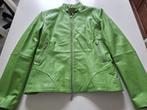 Lederen jasje, Kleding | Dames, Jasjes, Kostuums en Pakken, Ophalen, Jasje, Maat 36 (S), Groen