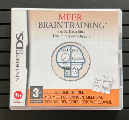 Dr. Kawashima's - Meer brain training, NDS, Spelcomputers en Games, Games | Nintendo DS, Gebruikt, Puzzel en Educatief, 1 speler