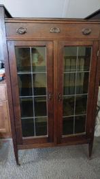 Glas in lood kastje., Ophalen, Gebruikt, Met deur(en), Glas