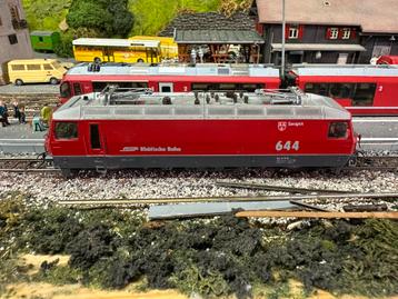 Bemo 644 BEMO 'HOm' GAUGE 1359-104 RHB RED GE 4/4 #644 III beschikbaar voor biedingen