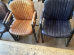 LOODS 5: drie eetkamerstoelen en een eetkamerbankje, Huis en Inrichting, Stoelen, Ophalen, Gebruikt, Metaal, Industrieel