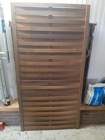 hardhouten tuinscherm  94.5x185cm beschikbaar voor biedingen