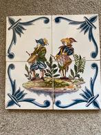 Tegels met Trommelaars, Antiek en Kunst, Antiek | Wandborden en Tegels, Ophalen