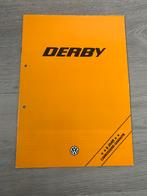 Folder Volkswagen Derby 1980, Gelezen, Volkswagen, Ophalen of Verzenden