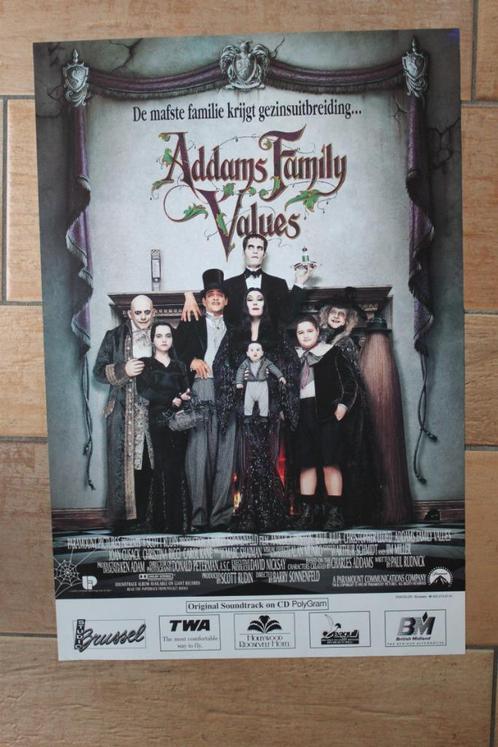 filmaffiche Addams Family Values 1993 filmposter, Verzamelen, Posters, Zo goed als nieuw, Film en Tv, A1 t/m A3, Rechthoekig Staand