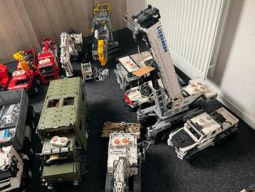 Heel veel technische voertuigen geen lego,apart te koop beschikbaar voor biedingen