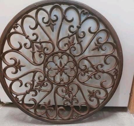 Gietijzeren  ornament  44 cm, Huis en Inrichting, Woonaccessoires | Wanddecoraties, Gebruikt, Ophalen of Verzenden