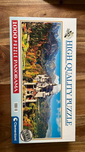 Panorama puzzel 1000 stukjes beschikbaar voor biedingen