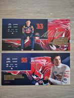 max verstappen Carlos sainz gesigneerde rijders kaarten, Verzamelen, Automerken, Motoren en Formule 1, Ophalen, Nieuw, Formule 1