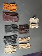 Diverse vintage leren handschoenen, Kleding | Dames, Mutsen, Sjaals en Handschoenen, Ophalen, Gedragen, Handschoenen