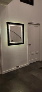 halspiegel met verlichting, Huis en Inrichting, Ophalen, Zo goed als nieuw, Vierkant, Minder dan 100 cm