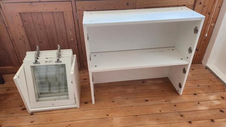 Ikea Billy opzetstuk wit, Huis en Inrichting, Woonaccessoires | Wandplanken en Boekenplanken, Gebruikt, Ophalen