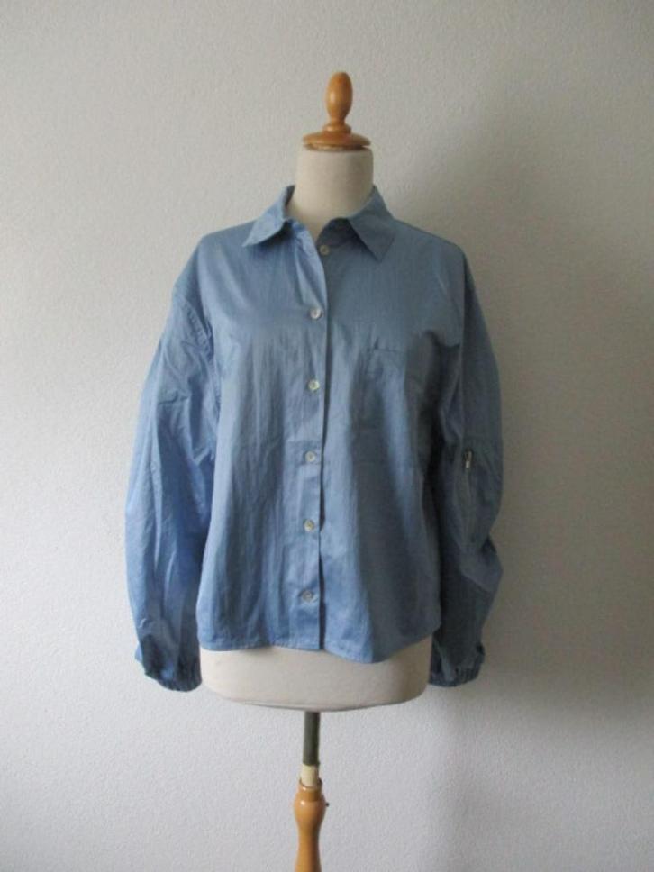 NIEUWE blouse van Nukus maat L, Kleding | Dames, Blouses en Tunieken, Nieuw, Maat 42/44 (L), Blauw, Ophalen of Verzenden