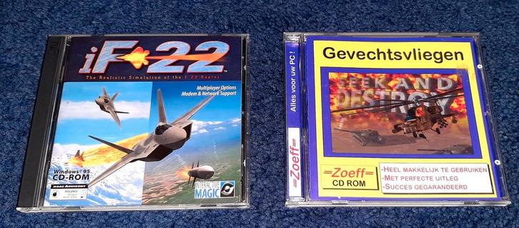 Gevechtsvliegtuigen/ iF 22 

2 pc games, Spelcomputers en Games, Games | Pc, Zo goed als nieuw, Ophalen of Verzenden