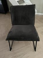 Fauteuil Cooper rib grijs Leen Bakker, Ophalen, Zo goed als nieuw, Eén, Stof