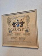 Hand gekleurde prent Lily Wielders, Ophalen of Verzenden