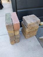 Bestrating stenen waaltjes restantje 12 stuks, Tuin en Terras, Tegels en Klinkers, Ophalen, Gebruikt, Beton, Klinkers