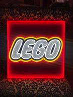 Led Neon Lego Bord 50x50cm, Ophalen, Zo goed als nieuw, Lichtbak of (neon) lamp