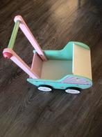 Houten poppen loopwagen, Ophalen of Verzenden, Gebruikt, Babypop