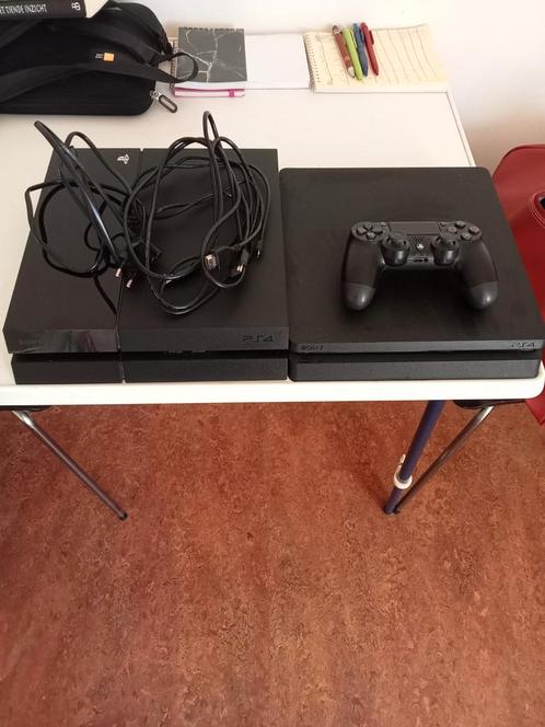ps4 slim 500 gb & ps4 phat 500 gb, Spelcomputers en Games, Spelcomputers | Sony PlayStation 4, Gebruikt, Slim, Met 1 controller