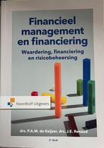 Financieel management en financiering 2e druk, Boeken, Ophalen of Verzenden, Zo goed als nieuw, Management