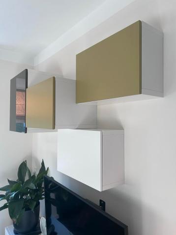 IKEA Besta kastjes (4 stuks) met ophangsysteem - afbeelding 5