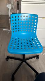 Ikea bureaustoel blauw, Huis en Inrichting, Ophalen, Zo goed als nieuw, Blauw