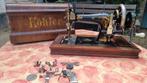 Antieke Kohler Naaimachine - Werkend met Houten Hoes, Ophalen of Verzenden