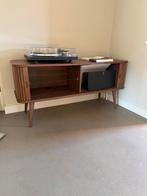 Zuiver Barbier Dressoir - Donkerbruin, Overige materialen, Met deur(en), 100 tot 150 cm, Nieuw