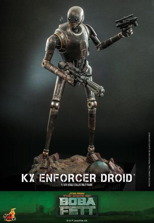 Hot Toys Star Wars, The Book of Boba Fett KX Enforcer Droid, Verzamelen, Star Wars, Nieuw, Actiefiguurtje, Ophalen of Verzenden