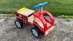 Houten loopfiets brandweerwagen, Ophalen, Zo goed als nieuw, Loopfiets