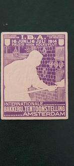 Sluitzegel IBA Bakkerij Tent. Paleis voor Volksvlijt 1914, Verzenden