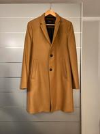 Zara Heren Wolmantel - 100% Wol - M - Camel, Ophalen of Verzenden, Zo goed als nieuw